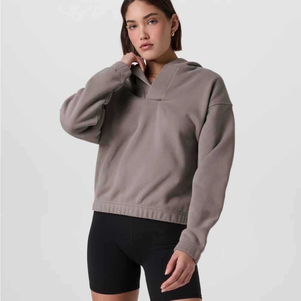 Vuori Notch Hoodie - Cobblestone Size XL